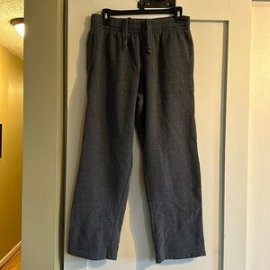 Dark gray Fila sweatpants—size small